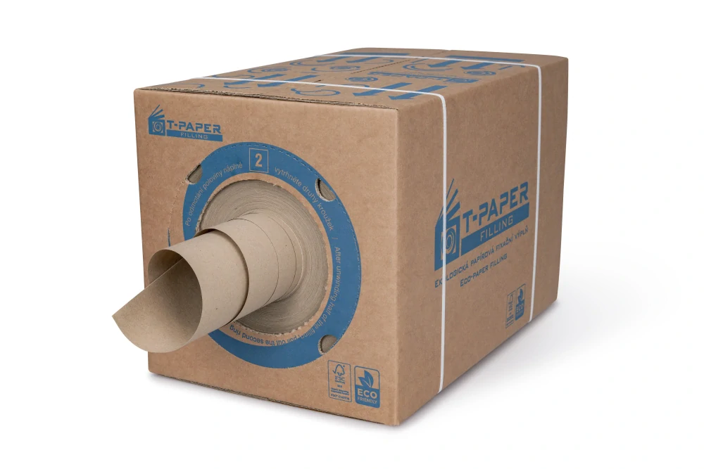Papírová fixační výplň T-PAPER šíře 350 mm, délka 450 m, 70 g/m2