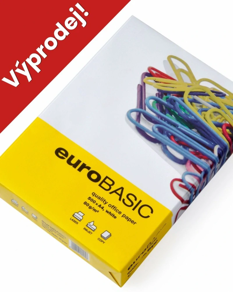 Papír do tiskárny EURO BASIC A4 80 g - 500 listů
