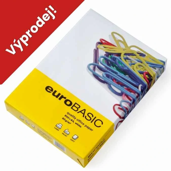 Papír do tiskárny EURO BASIC A4 80 g - 500 listů