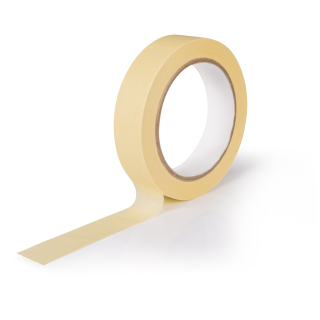 Maskovací lepící páska 25 mm x 50 m  - solvent (90°C)