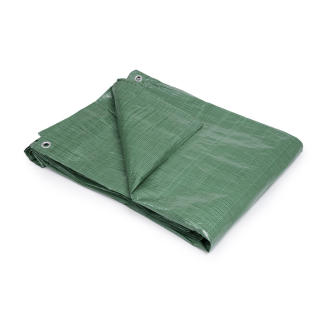Zakrývací plachta s oky 2 m x 3 m, 80 g/m2 - zelená