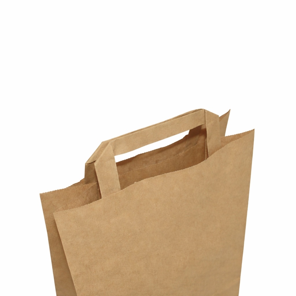 Papírová taška hnědá Krafter 220 x 100 x 360 mm - A4