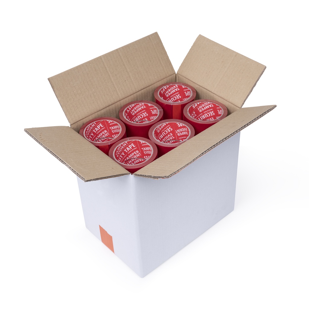 Balicí lepicí páska 50 mm x 50 m - červená pečetící