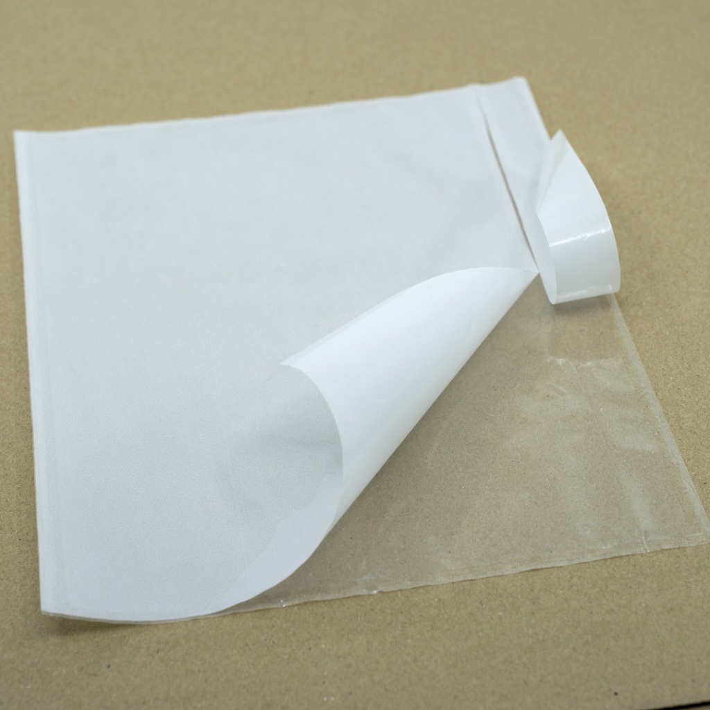 Samolepící obálka na dokumenty C6, 165 mm x 122 mm, transparentní, bez potisku / balení 1000 ks