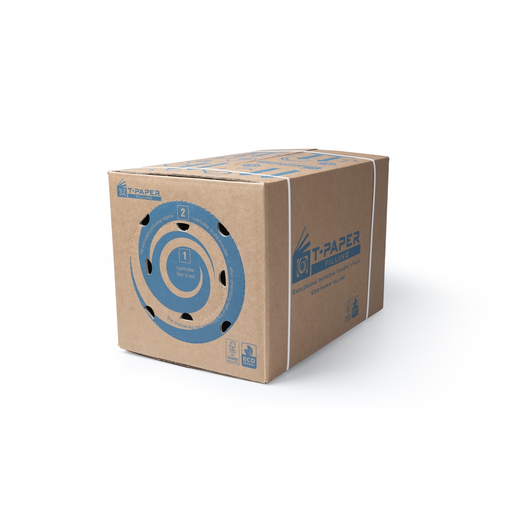 Papírová fixační výplň T-PAPER šíře 350 mm, délka 450 m, 70 g/m2 - černý