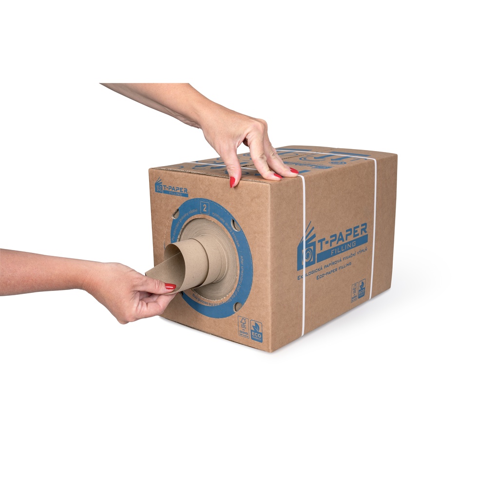 Papírová fixační výplň T-PAPER šíře 350 mm, délka 450 m, 70 g/m2